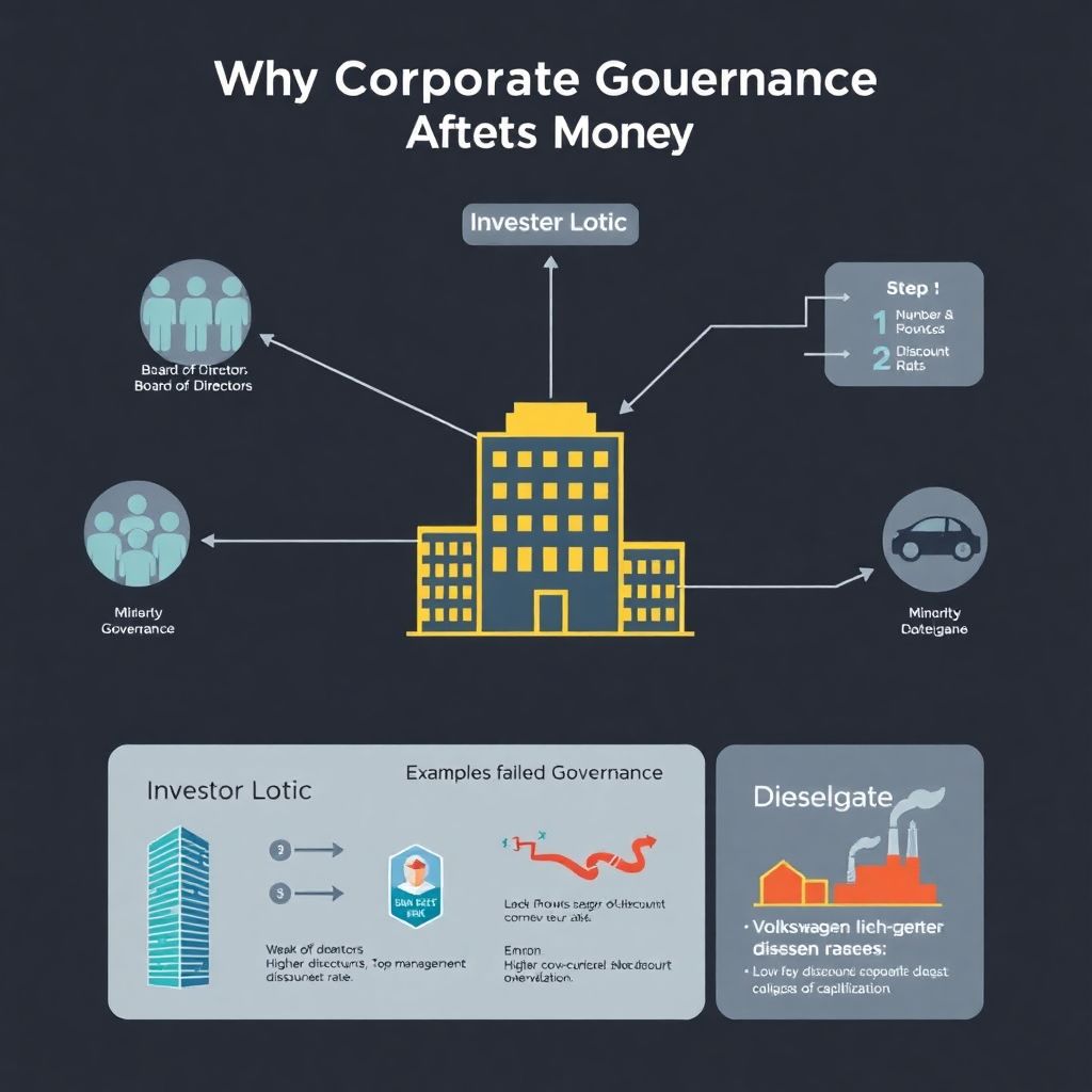 Как корпоративное управление влияет на оценку компании: скандалы и реформы