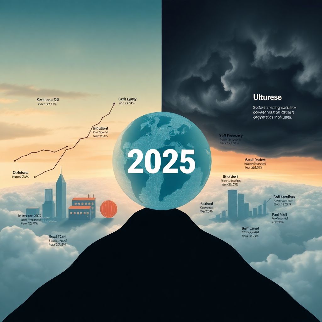 Глобальная рецессия или мягкая посадка: какие сценарии ждут мир в 2025 году