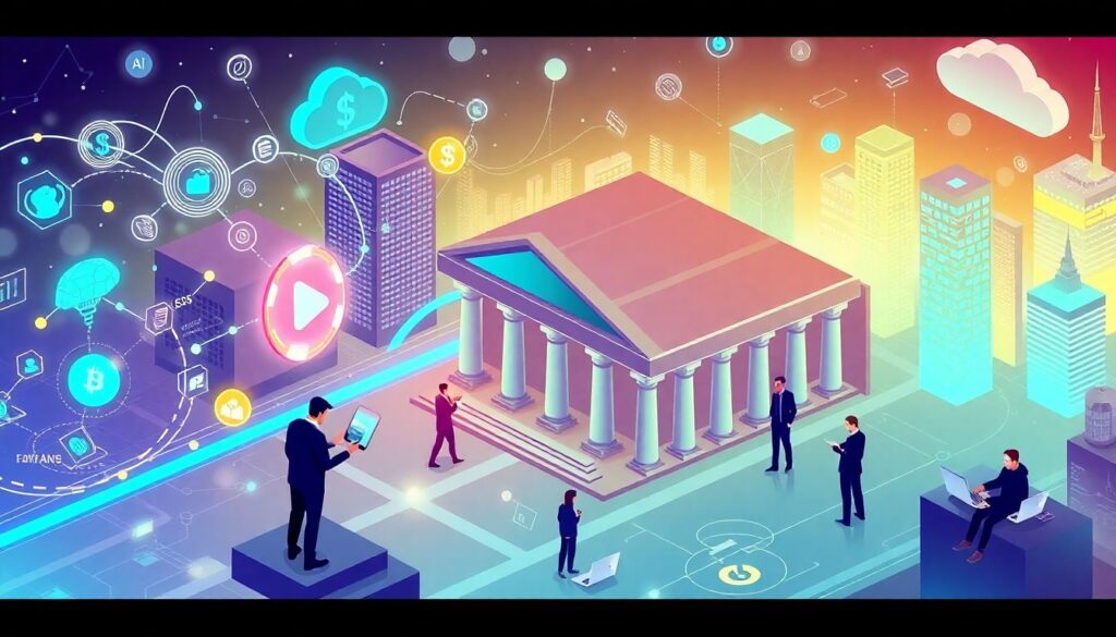 Финтех-революция: как новые технологии трансформируют традиционное банковское обслуживание - иллюстрация